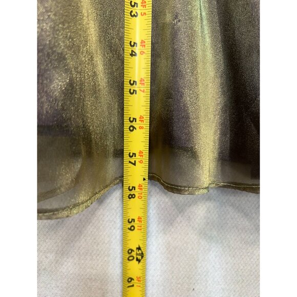 JS Collections Women's Bridesmaid Evening Dress Sleeveless Size 14 Gold Back Zip - Picture 6 of 10